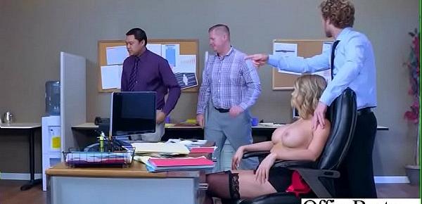  Big Melon Tits Girl (Kagney Linn Karter) Love hardcore Sex In Office video-11
